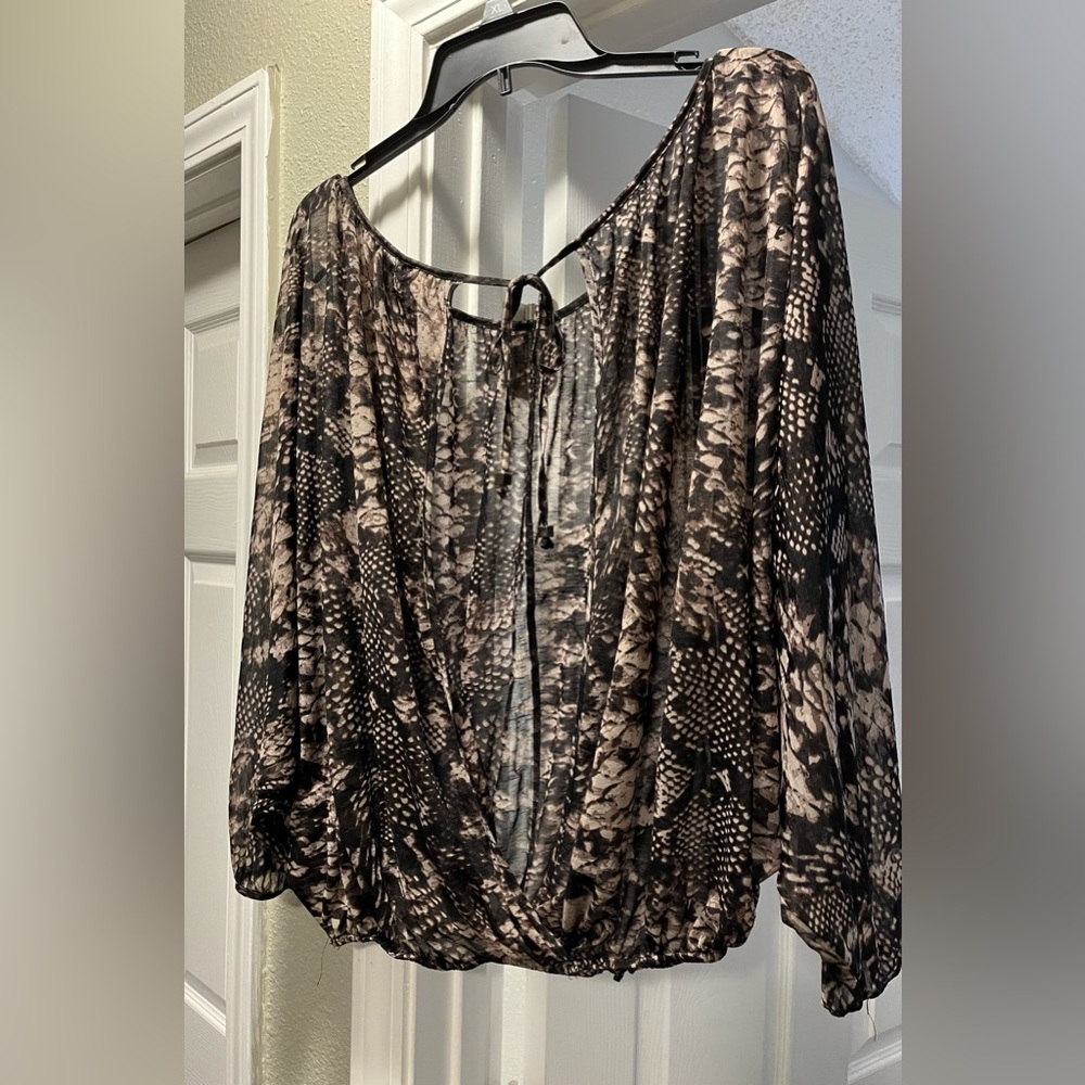 Buffalo Jeans brand Women’s open back shirt.